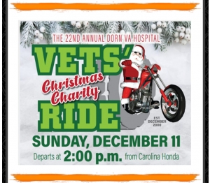 22nd Annual Dorn VA Hospital Vet's Ride December 11, 2022