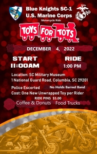 Toys For Tots December 4, 2022